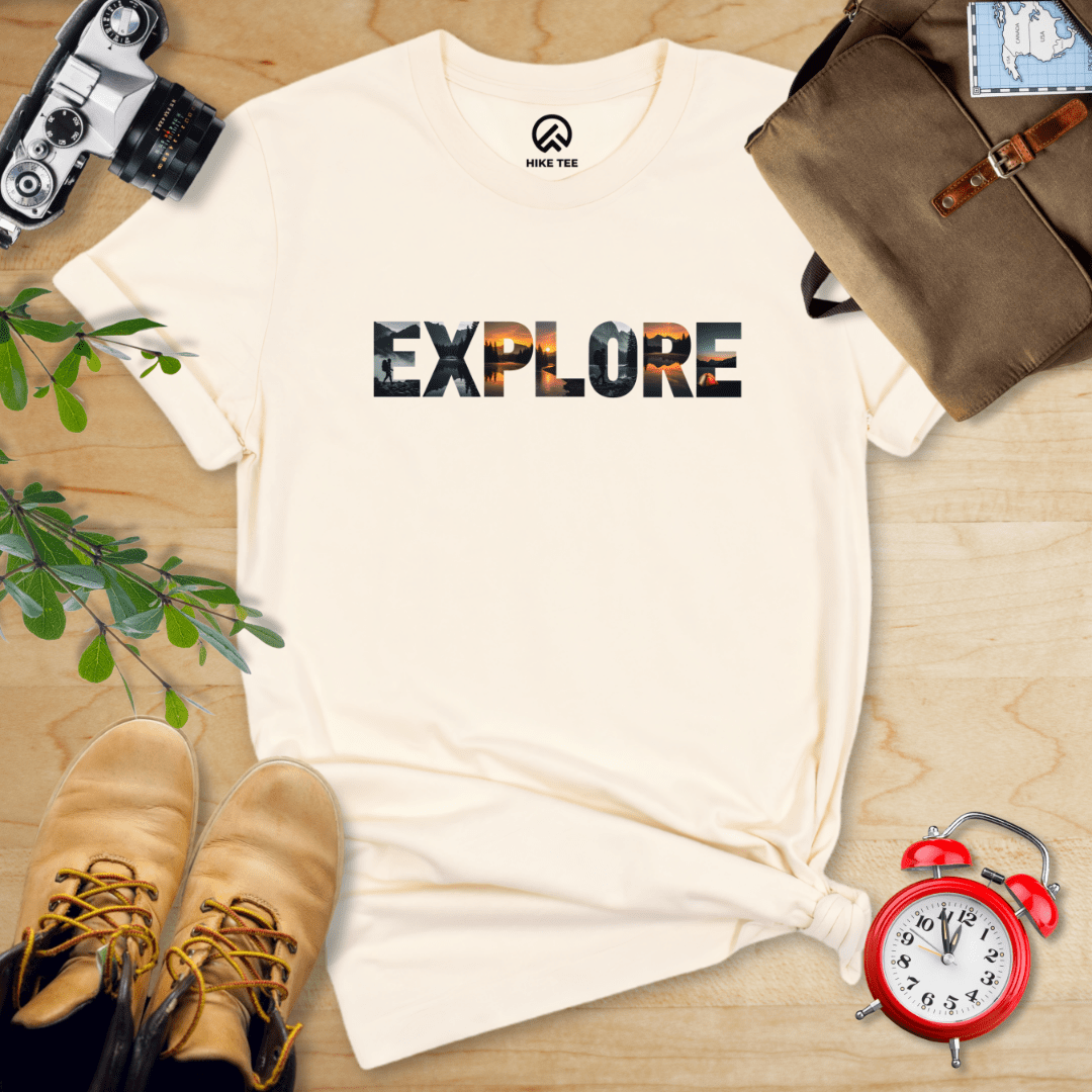 Hike Tee T-Shirt Natural / S Explore Shirt