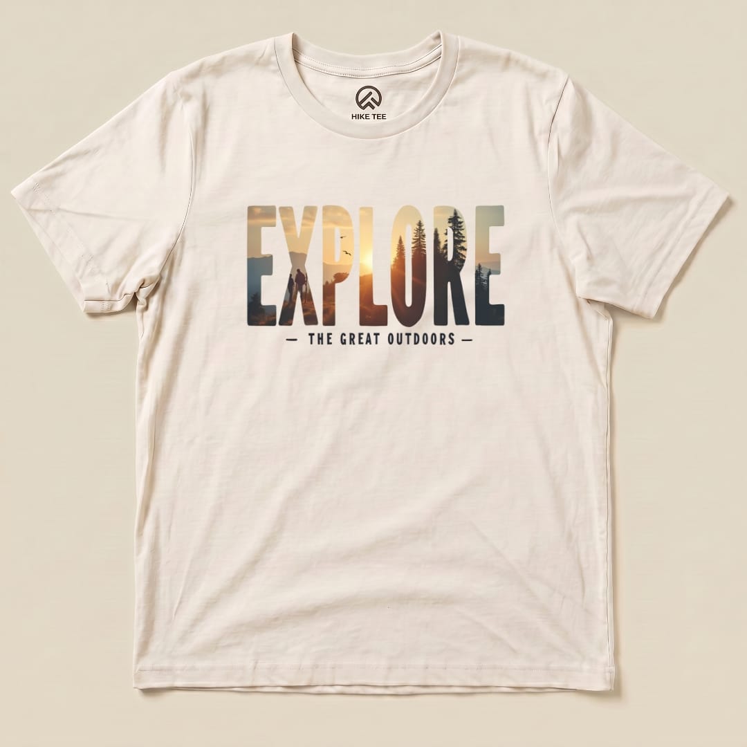 Hike Tee T-Shirt Natural / S Explore Shirt