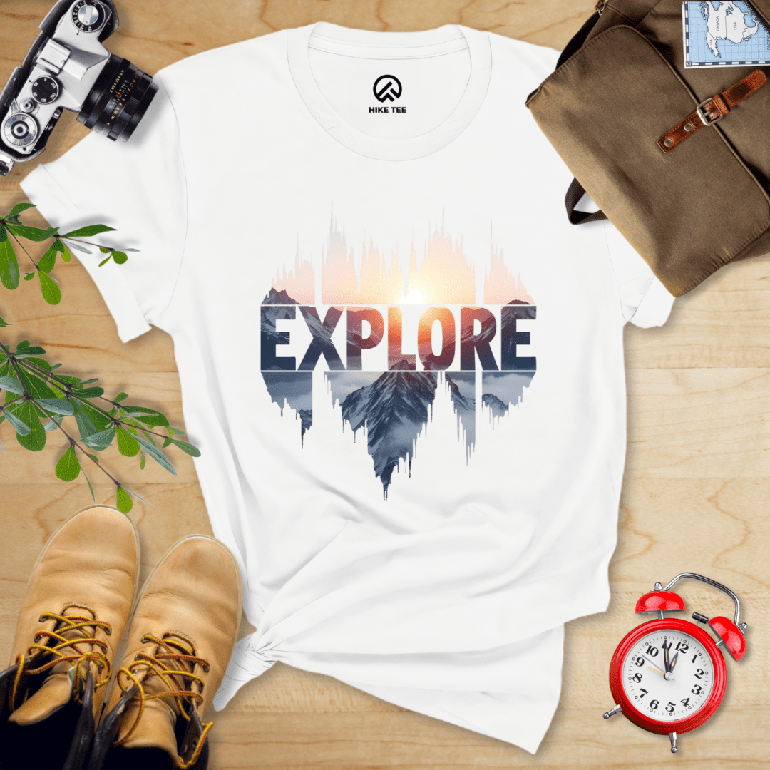 Hike Tee T-Shirt White / S Explore Shirt