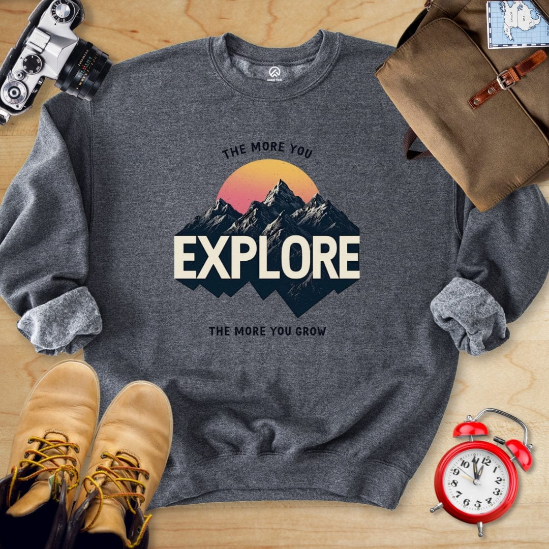 Hike Tee Sweatshirt Dark Heather / S Explore Sweatshirt