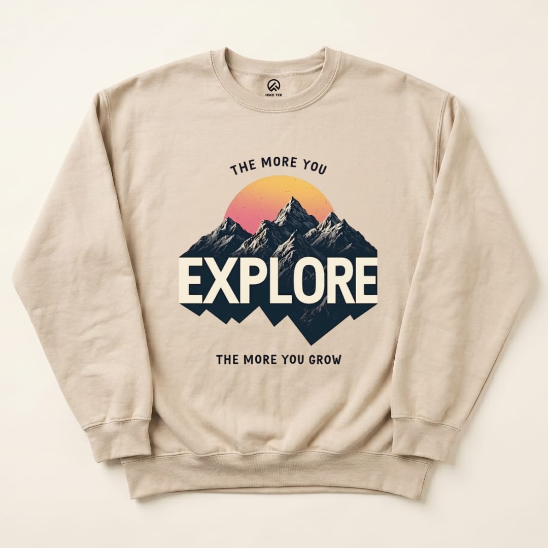 Explore Sweatshirt Hike Tee Sweatshirt Sand / S