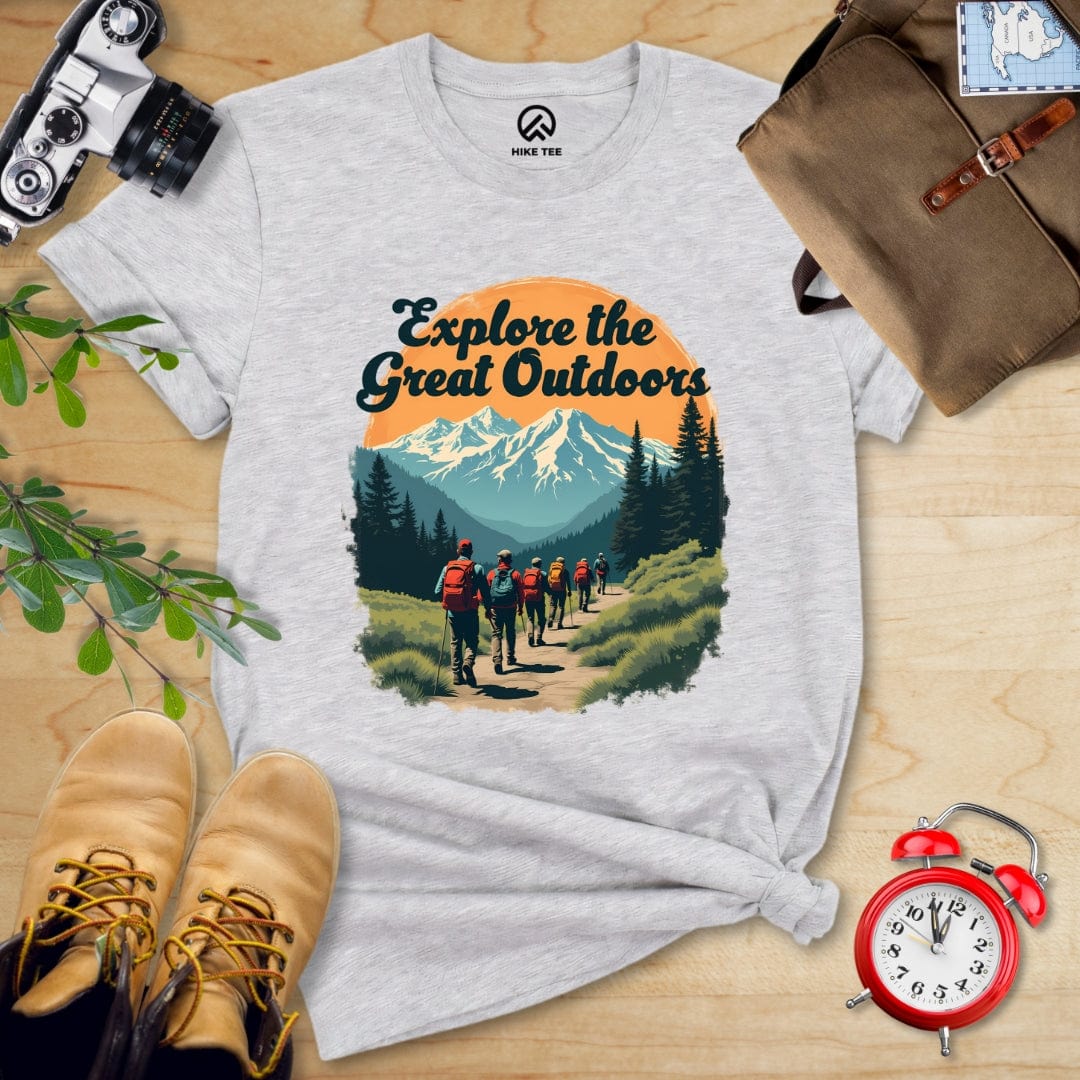 Hike Tee T-Shirt Athletic Heather / S Explore The Great Outdoors Shirt