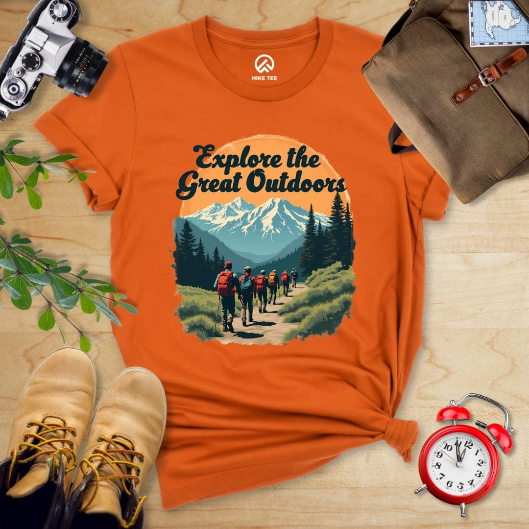 Hike Tee T-Shirt Autumn / S Explore The Great Outdoors Shirt