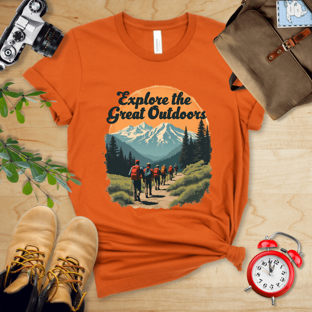 Printify T-Shirt Autumn / S Explore The Great Outdoors Shirt