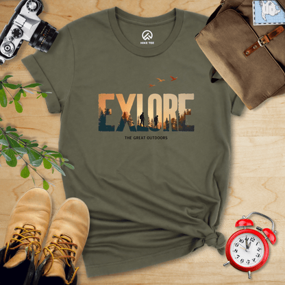 Hike Tee T-Shirt Explore The Outdoors Shirt