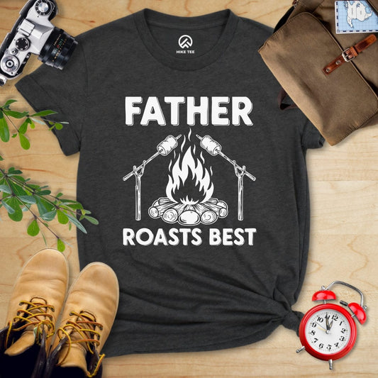 Hike Tee T-Shirt Dark Grey Heather / S Father Raosts Shirt