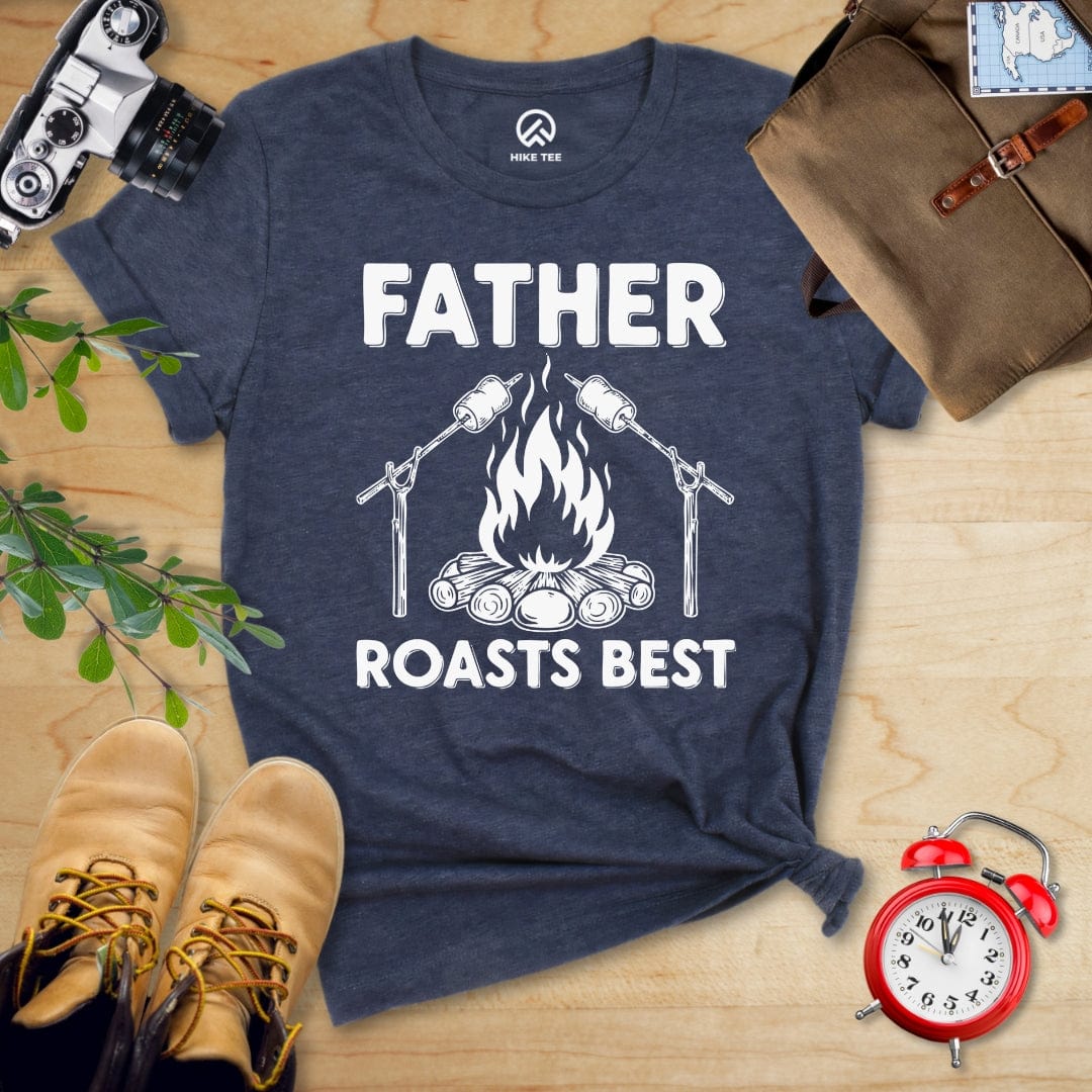 Hike Tee T-Shirt Heather Navy / S Father Raosts Shirt