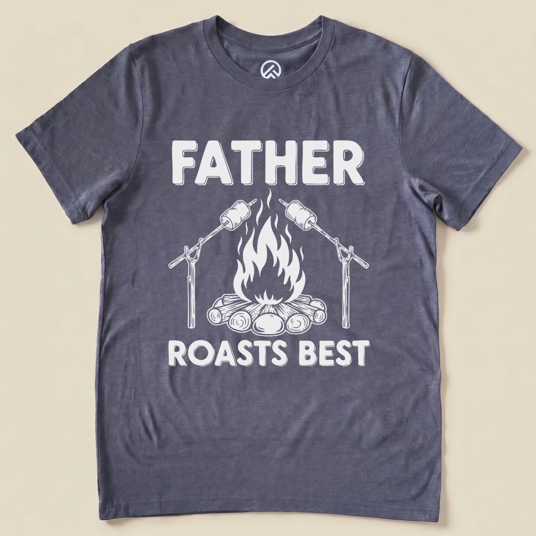 Hike Tee T-Shirt Heather Navy / S Father Raosts Shirt