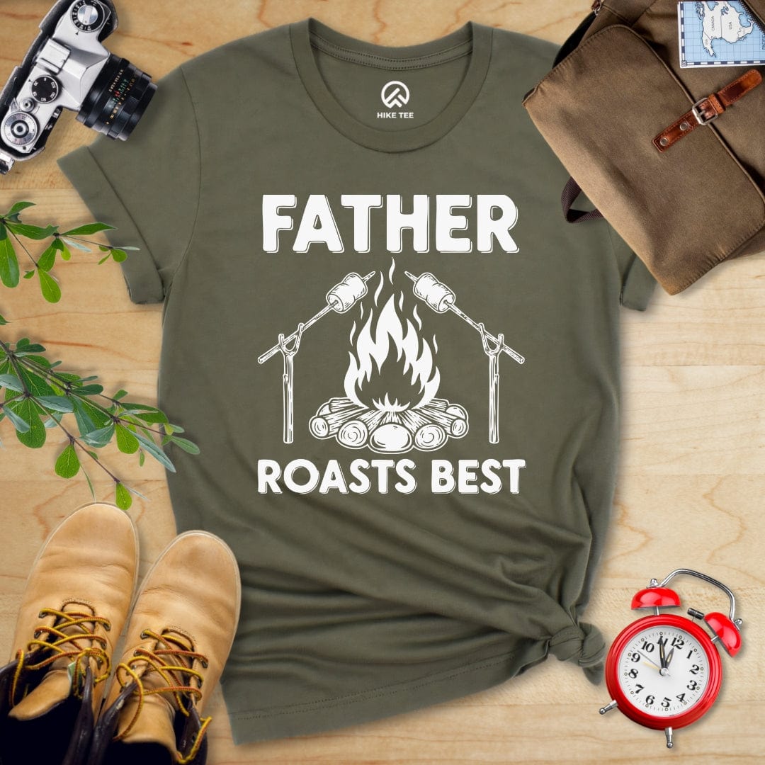 Hike Tee T-Shirt Military Green / S Father Raosts Shirt