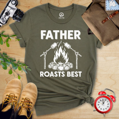 Hike Tee T-Shirt Military Green / S Father Raosts Shirt
