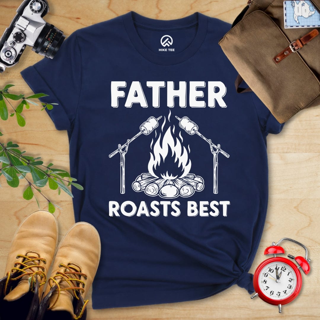 Hike Tee T-Shirt Navy / S Father Raosts Shirt