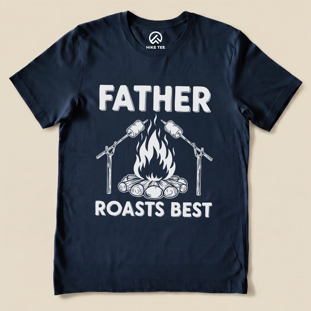 Hike Tee T-Shirt Navy / S Father Raosts Shirt