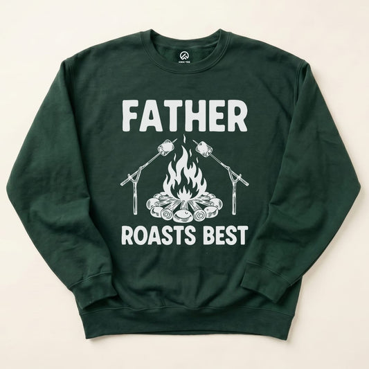 Father Raosts Sweatshirt Hike Tee Sweatshirt Forest Green / S