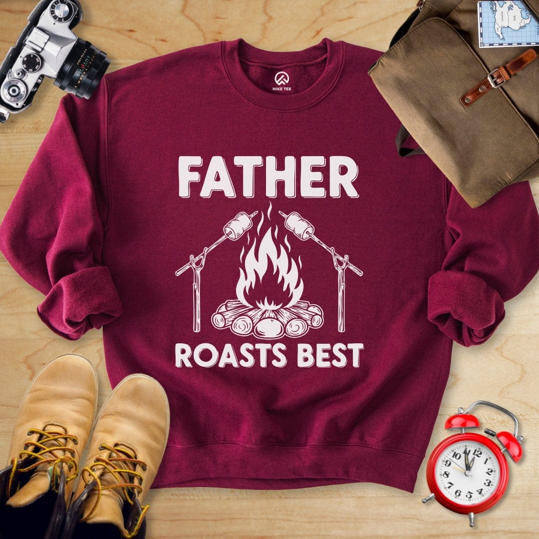 Hike Tee Sweatshirt Maroon / S Father Raosts Sweatshirt