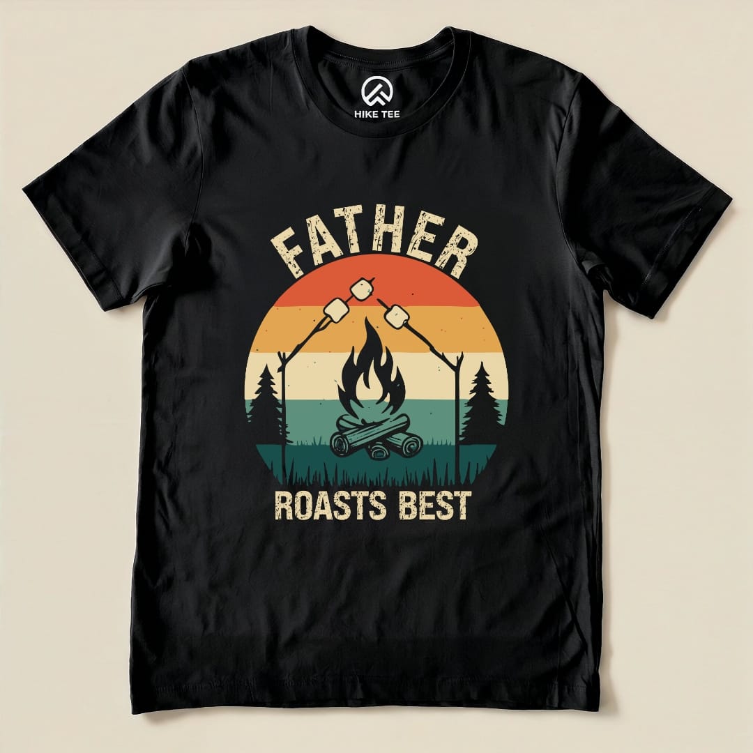 Hike Tee T-Shirt Black / S Father Roasts Best Shirt