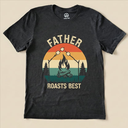 Hike Tee T-Shirt Dark Grey Heather / S Father Roasts Best Shirt