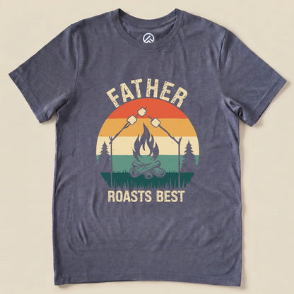 Hike Tee T-Shirt Heather Navy / S Father Roasts Best Shirt