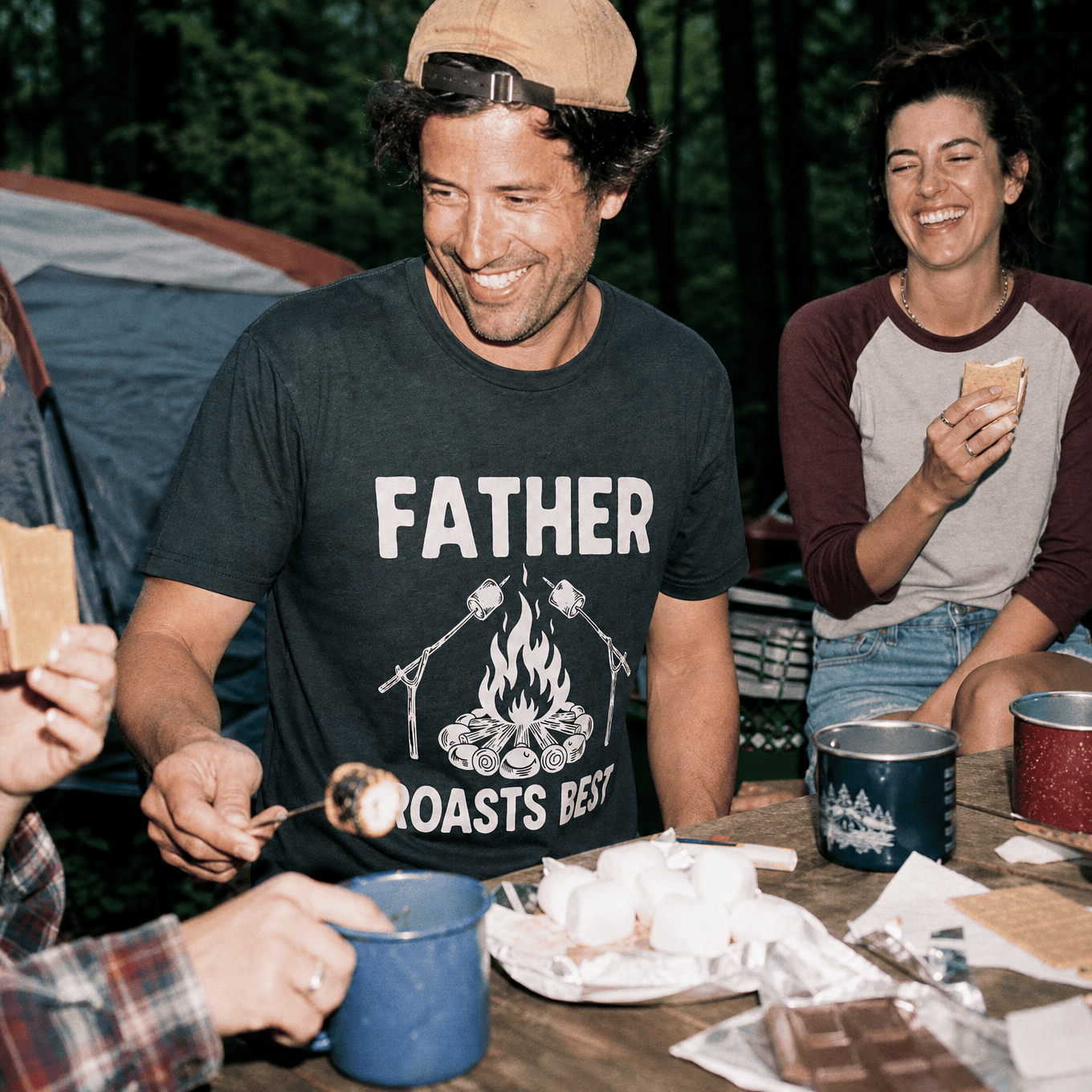 Father Roasts Camping Shirt Hike Tee T-Shirt