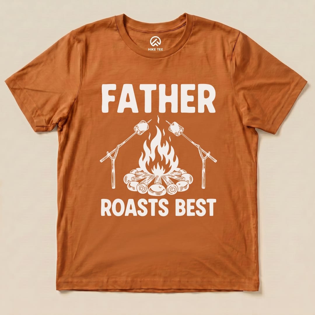 Hike Tee T-Shirt Autumn / S Father Roasts Camping Shirt