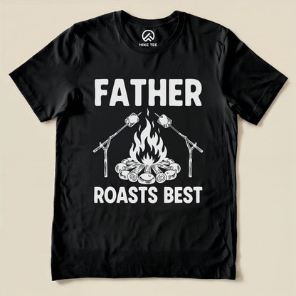 Hike Tee T-Shirt Black / S Father Roasts Camping Shirt