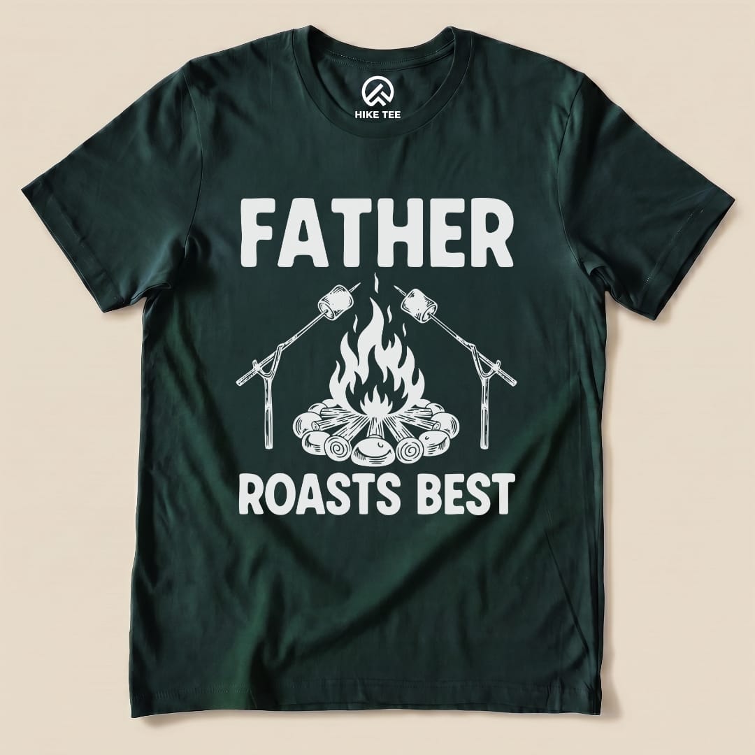 Hike Tee T-Shirt Forest / S Father Roasts Camping Shirt
