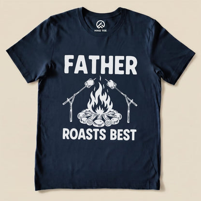 Hike Tee T-Shirt Navy / S Father Roasts Camping Shirt