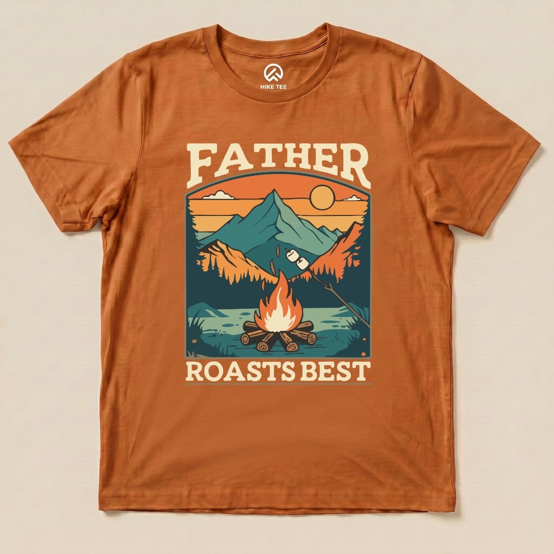 Hike Tee T-Shirt Autumn / S Father Roasts Retro Shirt