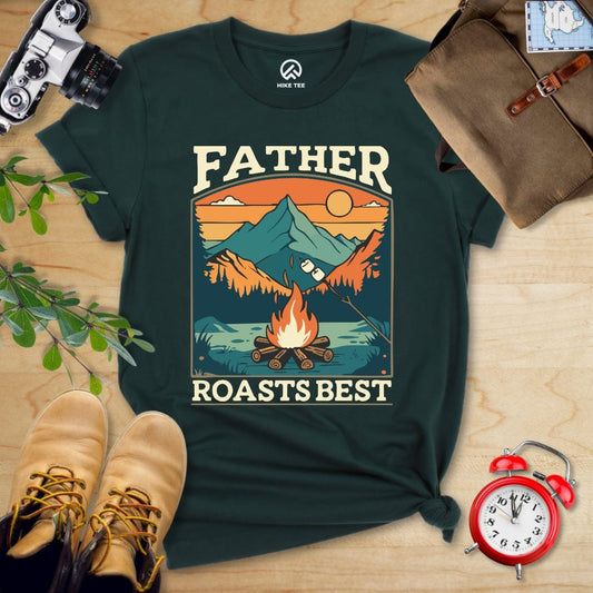 Hike Tee T-Shirt Forest / S Father Roasts Retro Shirt