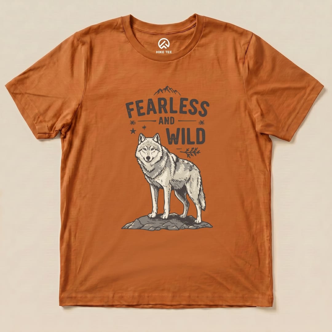 Fearless & Wild Wolf Shirt Hike Tee T-Shirt Autumn / S