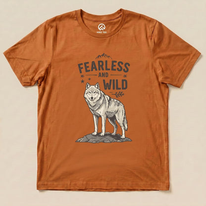 Fearless & Wild Wolf Shirt Hike Tee T-Shirt Autumn / S