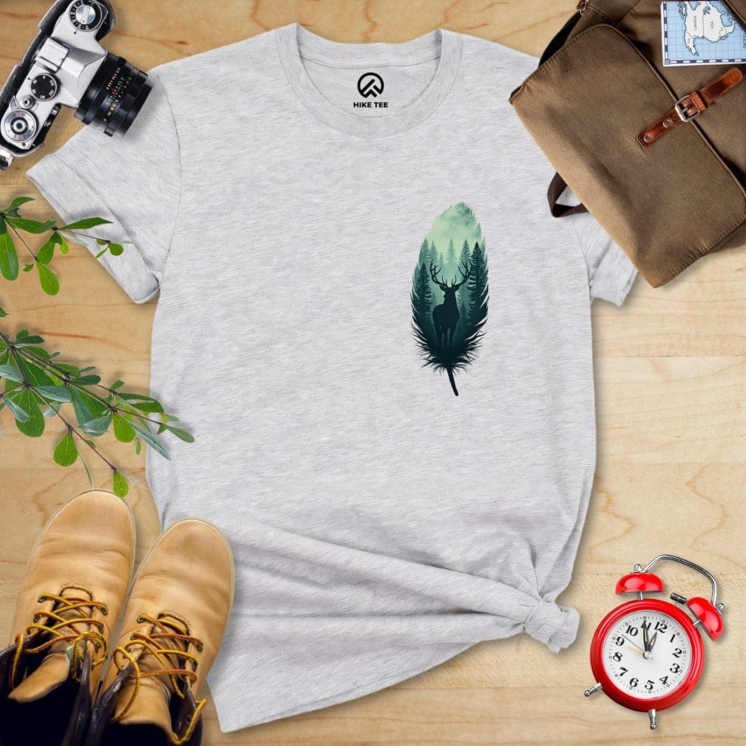 Hike Tee T-Shirt Athletic Heather / S Feather Pocket  Shirt