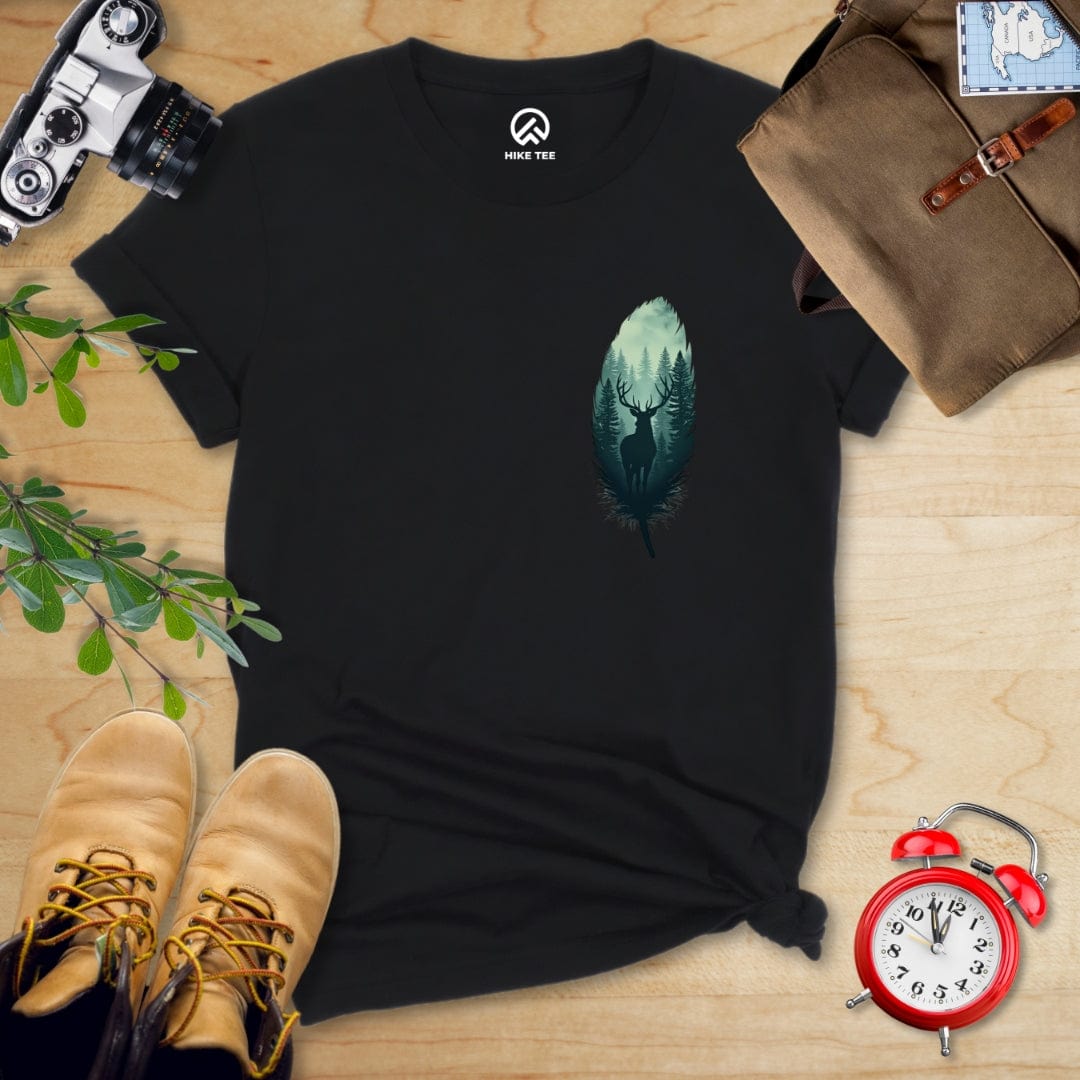 Hike Tee T-Shirt Black / S Feather Pocket  Shirt