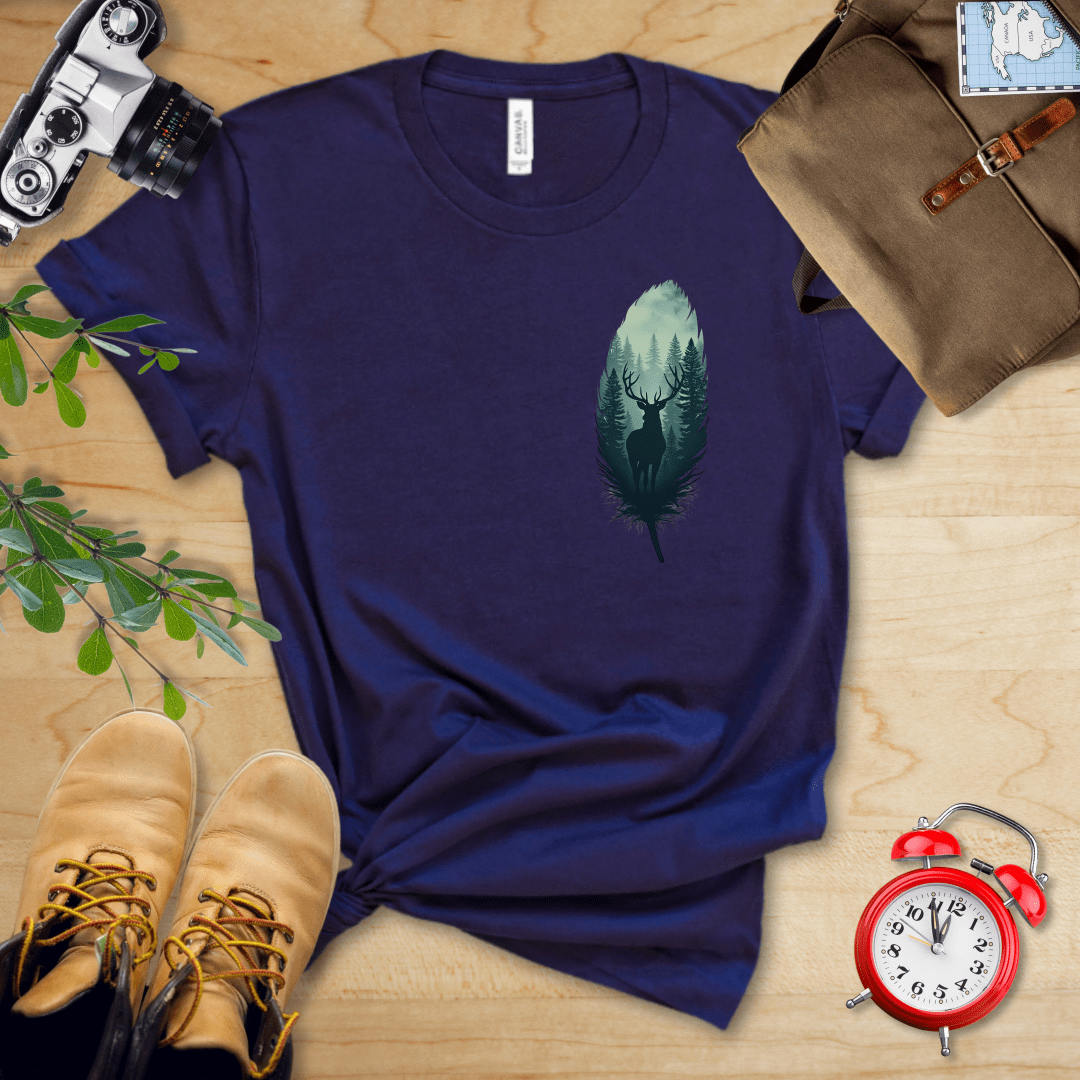 Hike Tee T-Shirt Navy / S Feather Pocket  Shirt