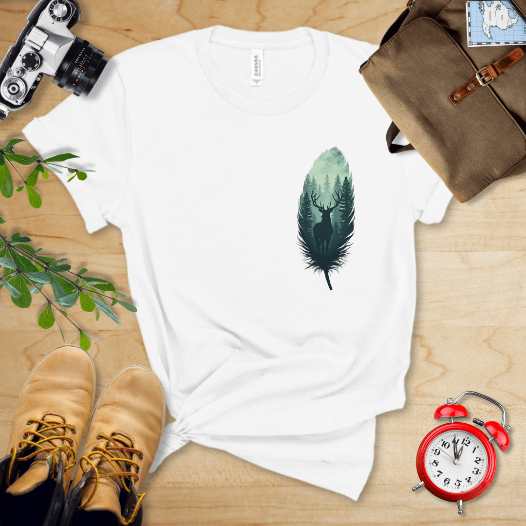 Hike Tee T-Shirt White / S Feather Pocket  Shirt