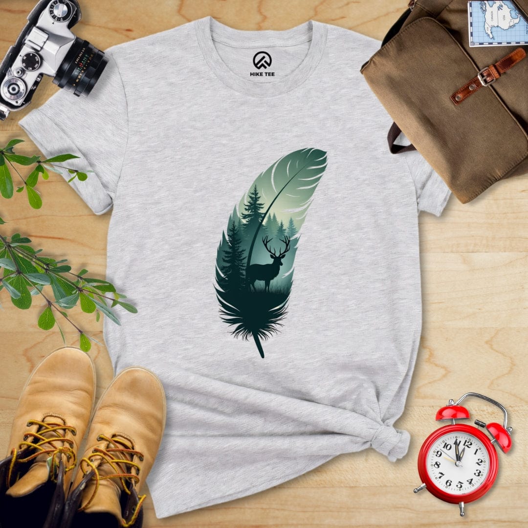 Hike Tee T-Shirt Athletic Heather / S Feather Shirt