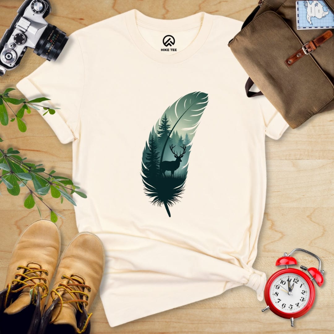 Hike Tee T-Shirt Natural / S Feather Shirt