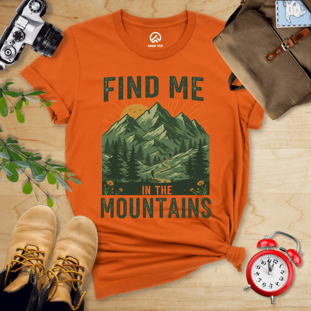 Hike Tee T-Shirt Autumn / S Find Me In The Mountains Shirt