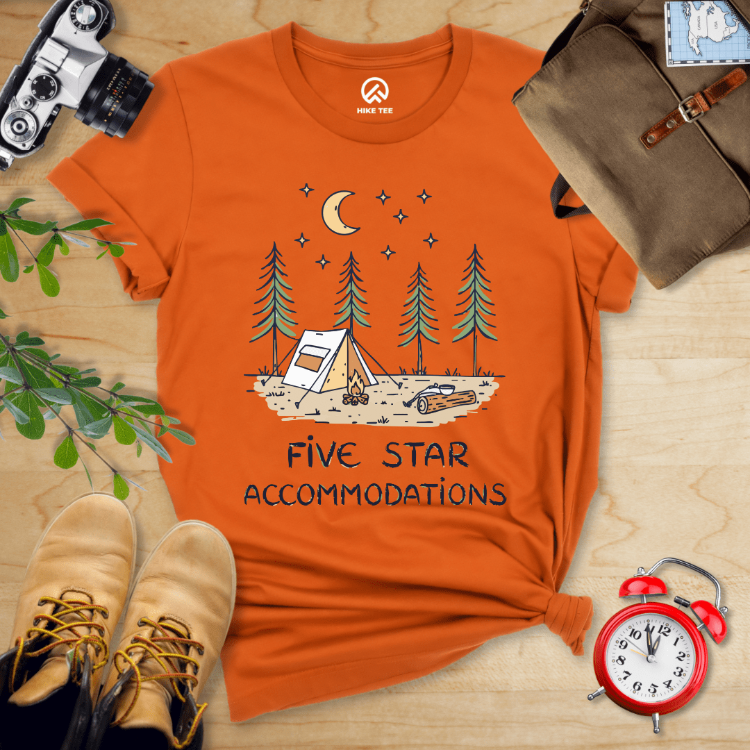 Hike Tee T-Shirt Autumn / S Five Star Accommodations Shirt