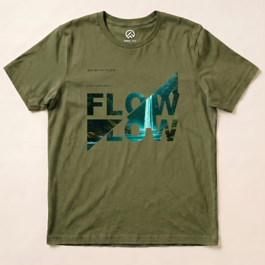 Flow Flow Shirt Hike Tee T-Shirt Military Green / S