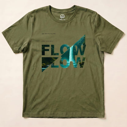 Flow Flow Shirt Hike Tee T-Shirt Military Green / S