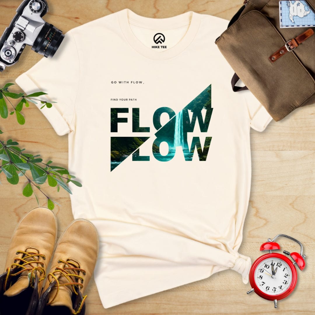 Hike Tee T-Shirt Natural / S Flow Flow Shirt