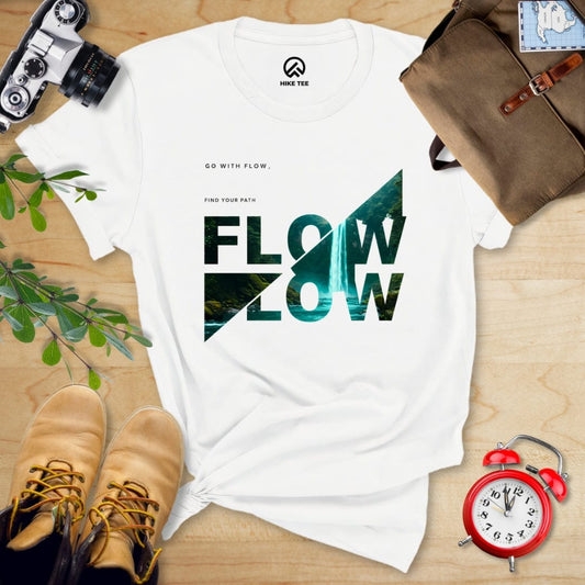 Hike Tee T-Shirt White / S Flow Flow Shirt