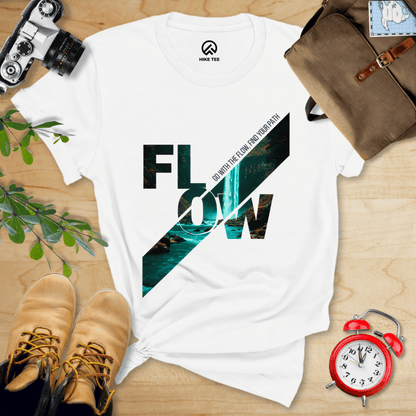 Hike Tee T-Shirt White / S Flow Shirt