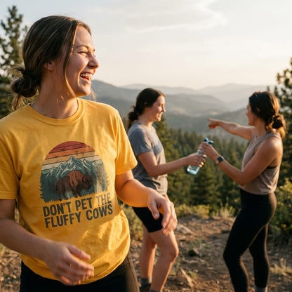 Hike Tee T-Shirt Fluffy Cow Shirt