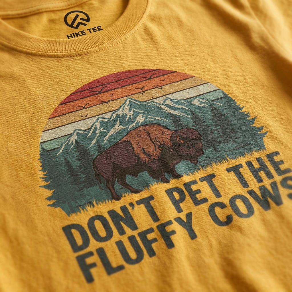 Hike Tee T-Shirt Fluffy Cow Shirt