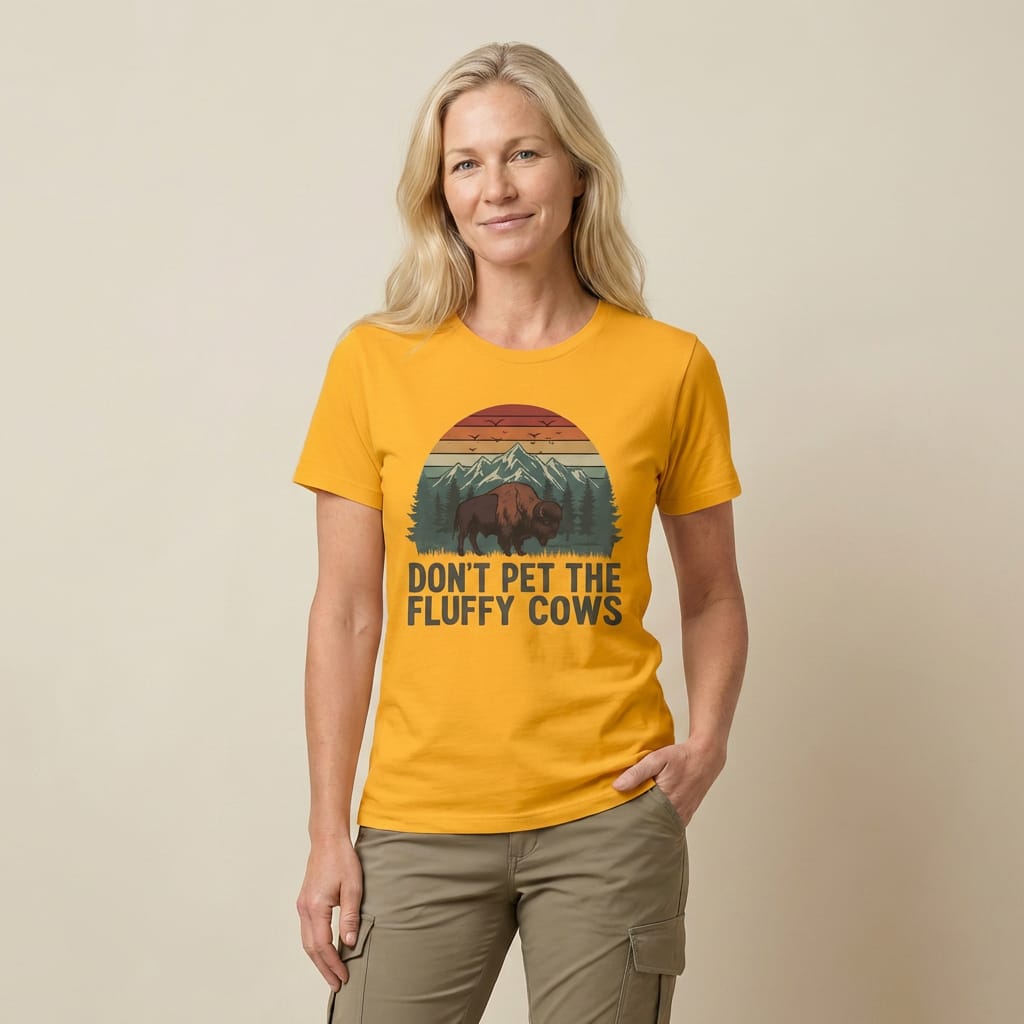 Hike Tee T-Shirt Fluffy Cow Shirt