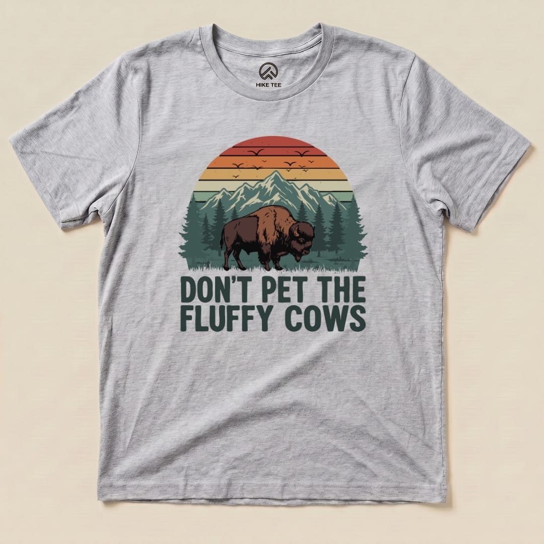 Hike Tee T-Shirt Athletic Heather / S Fluffy Cow Shirt