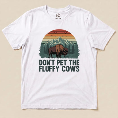 Hike Tee T-Shirt White / S Fluffy Cow Shirt