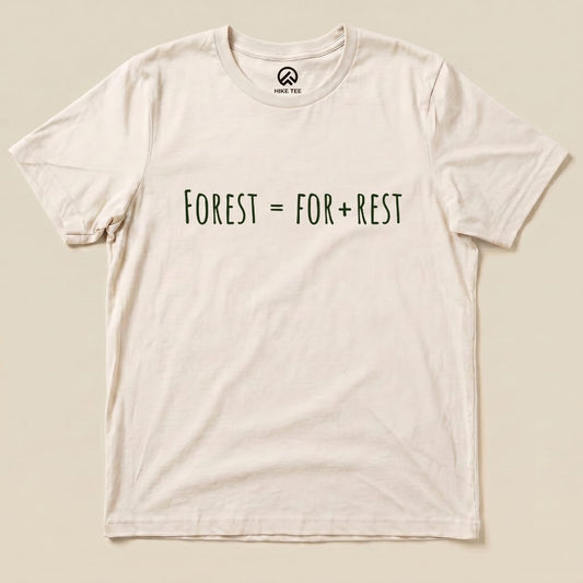 Hike Tee T-Shirt Natural / S Forest For Rest Shirt