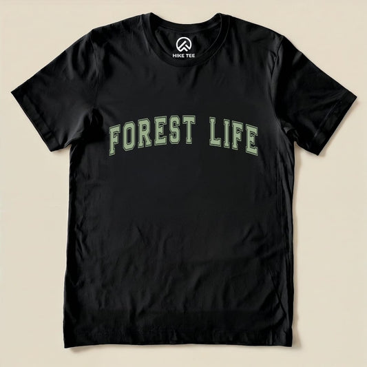 Forest Life Shirt Hike Tee T-Shirt Black / S